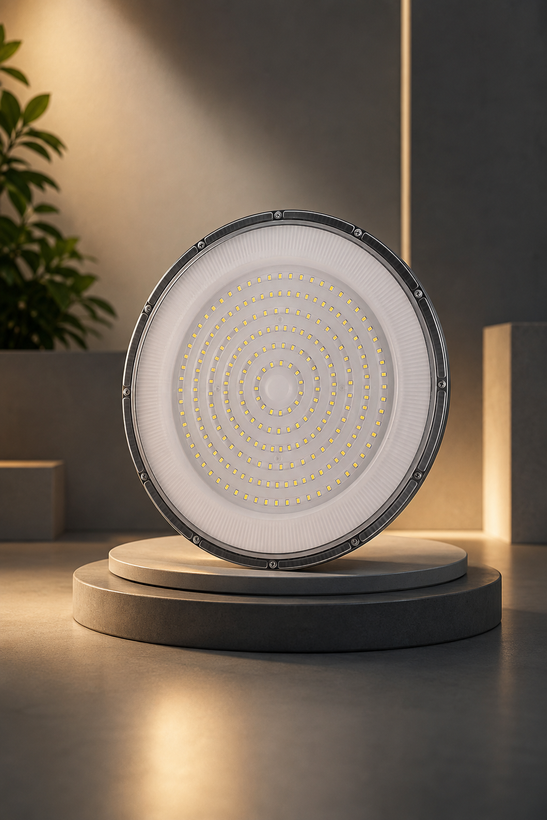 چراغ LED گرد | چراغ روشنایی سوله ای سقفی و صنعتی